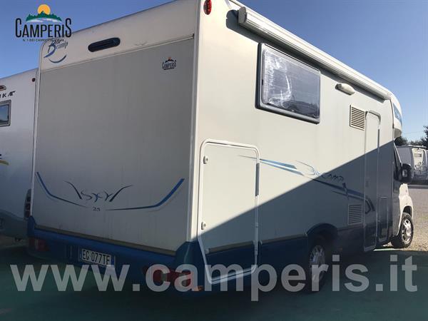 Camper Semintegrale Rimor blu camp sky 25 Camperis