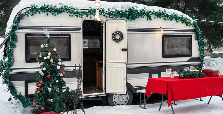 noleggiare un camper per Natale