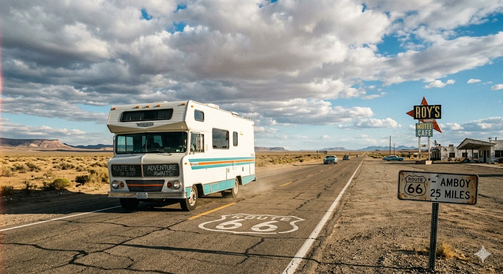 USA in camper