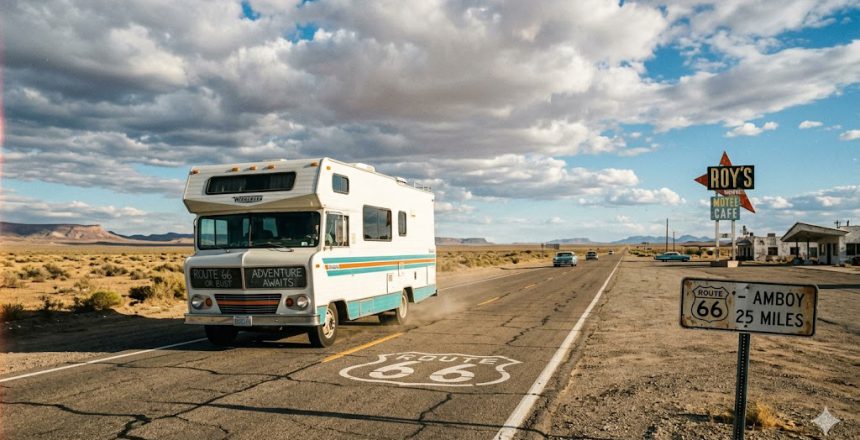 USA in camper